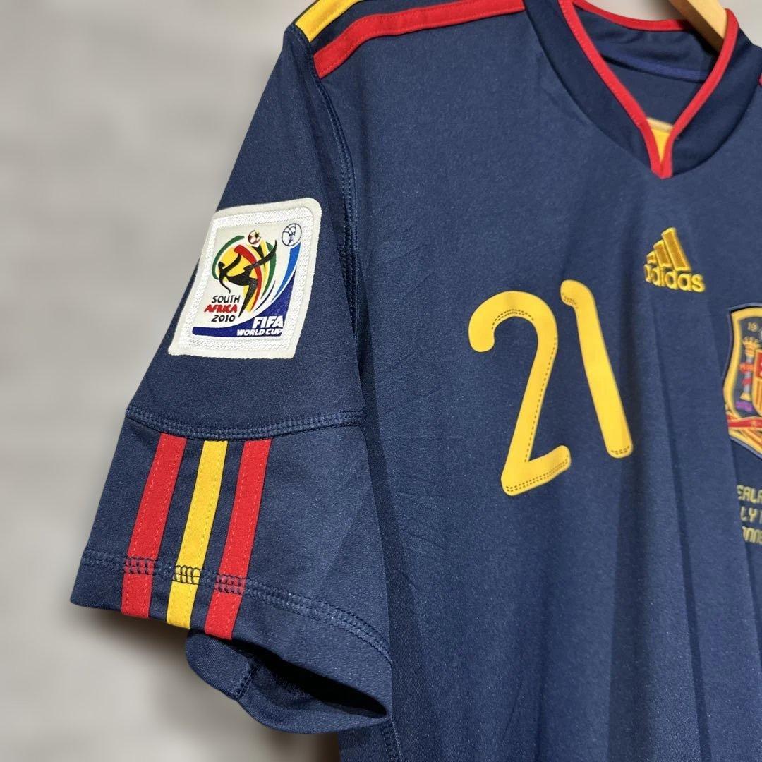 【美品】2010南アフリカW杯　サッカー　スペイン　レプリカ　シャツ