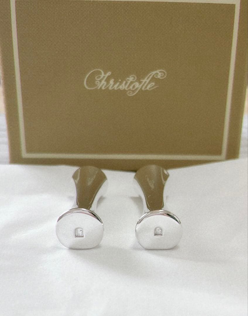 【未使用品】CHRISTOFLE クリストフル 箸置き ユニ