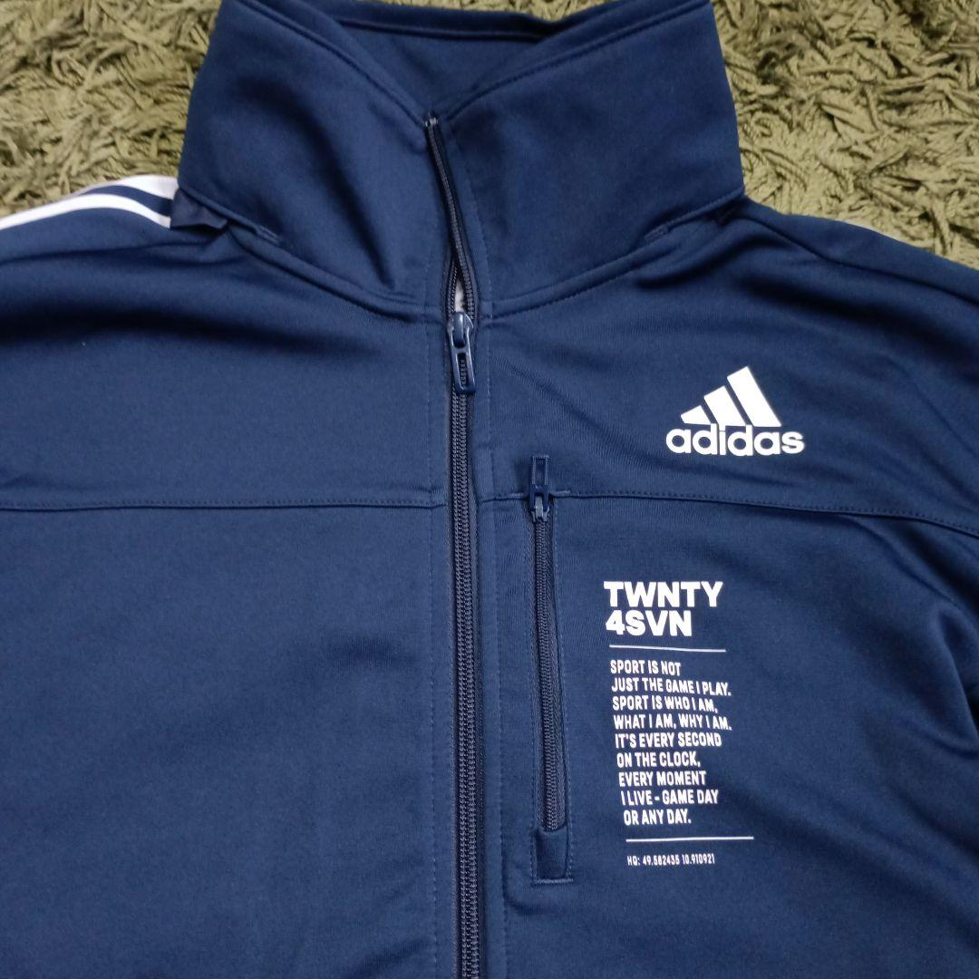 adidas TWNTY 4SVN ジャージ ネイビー（フード付）上下セット
