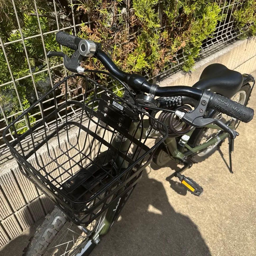 ✩Jeep✩ 子供用自転車 カゴ付き　18インチ　引き取り可能