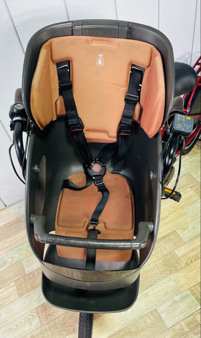 3120ブリヂストン8.9アンペア　3人乗り対応子供乗せ　電動アシスト自転車