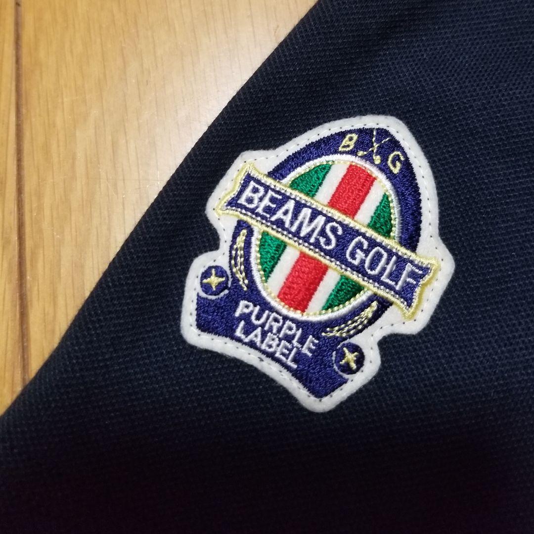BEAMS GOLF半袖ポロシャツ　パープルレーベル　Lサイズ