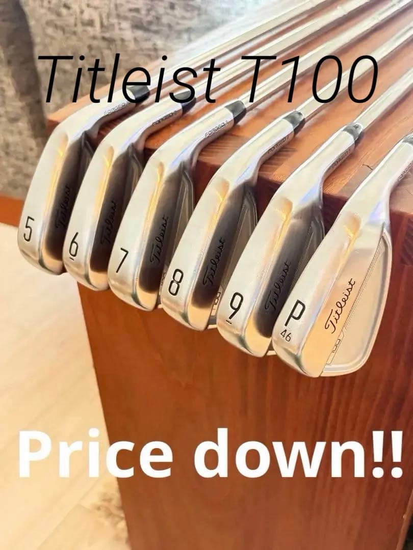 【送料無料】Titleist T100 DG アイアン5-9 P (46) 6本