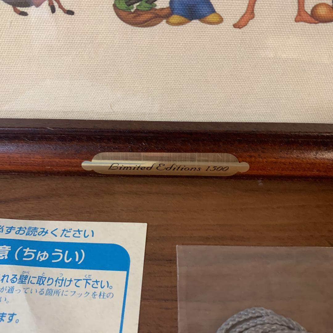 希少品　ディズニー 100周年 絵画 1500枚限定　A1-19