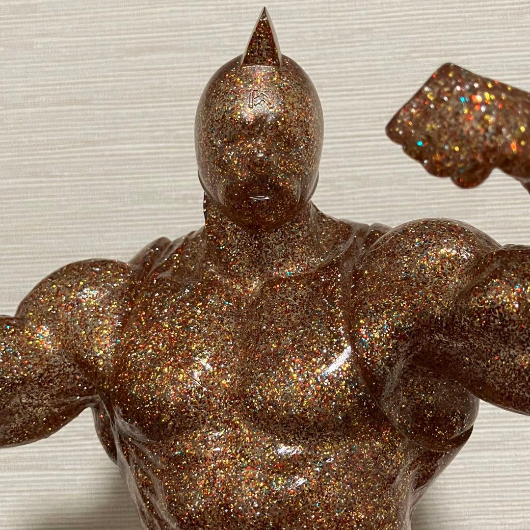 レアCCPキン肉マン40cmビッグソフビ金ラメキン消しダイキャストキンケシスグル