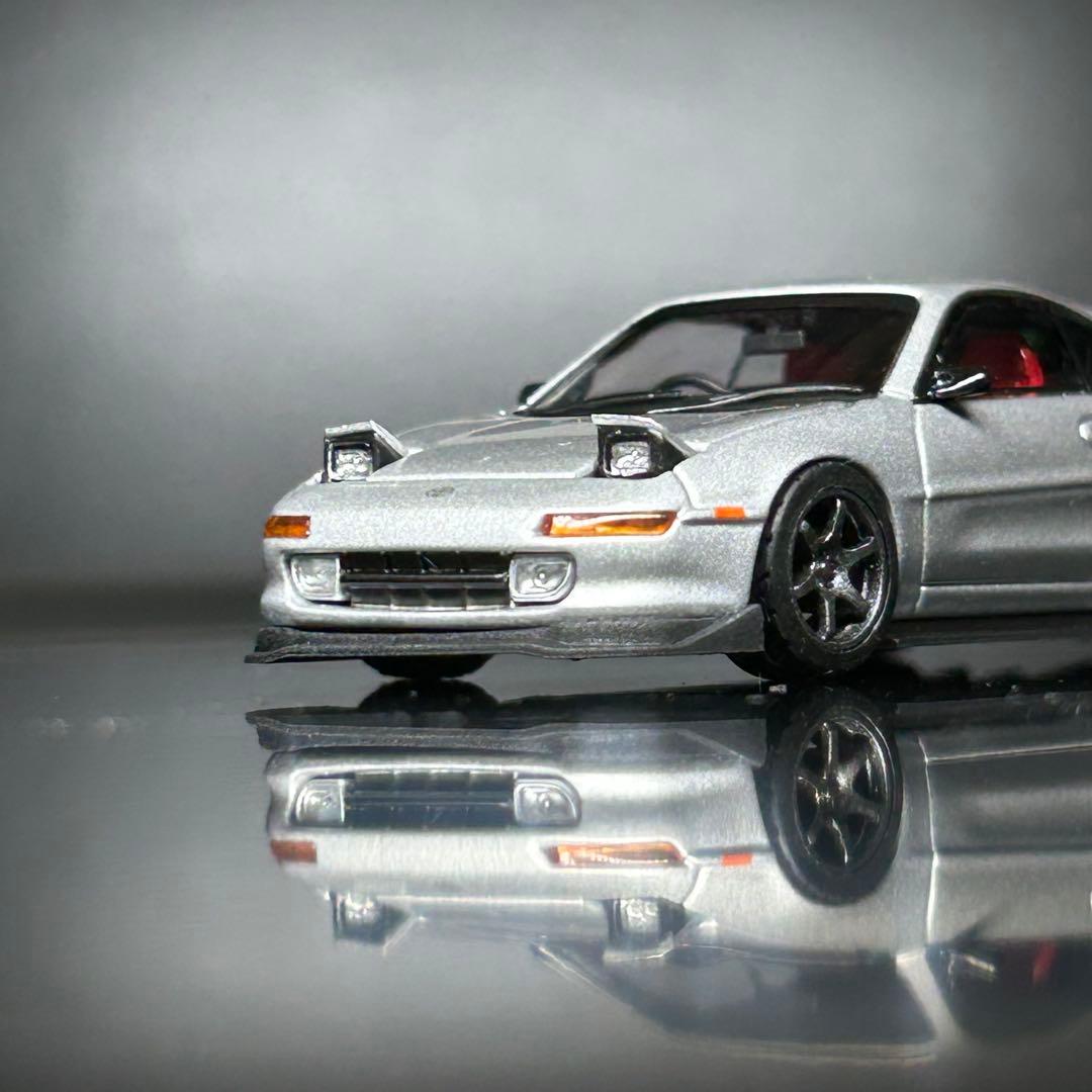 Micro Turbo PEAKO 1/64トヨタ　MR2 シルバー MTモデル
