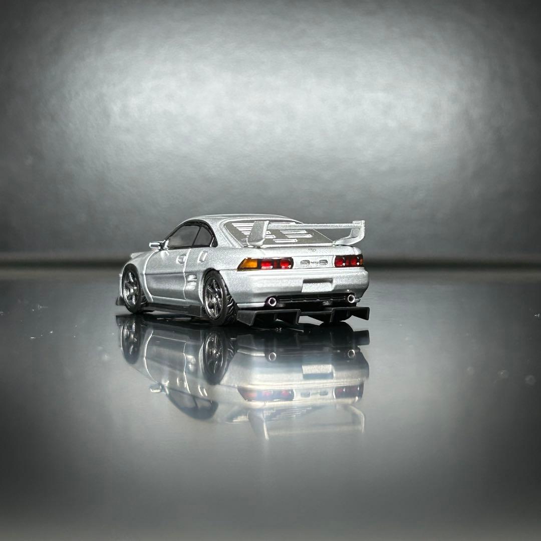 Micro Turbo PEAKO 1/64トヨタ　MR2 シルバー MTモデル