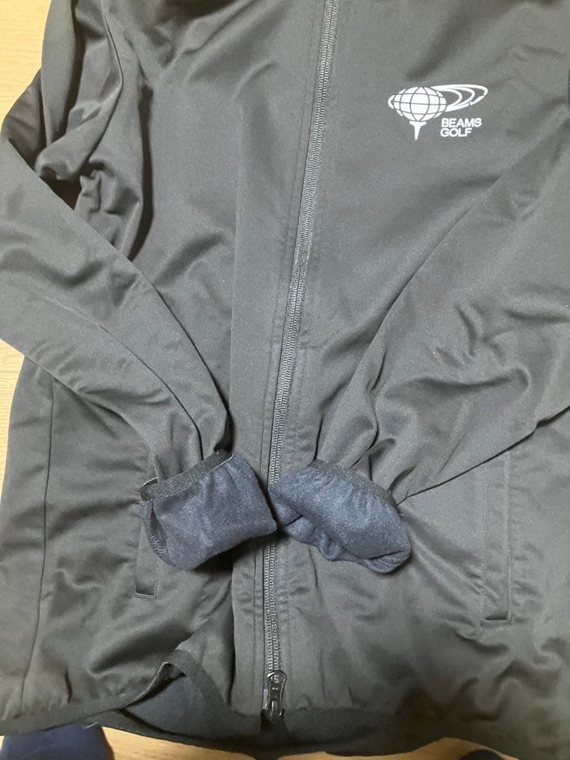 BEAMS GOLF エアシャット ボンデイング ブルゾン ブラック サイズM