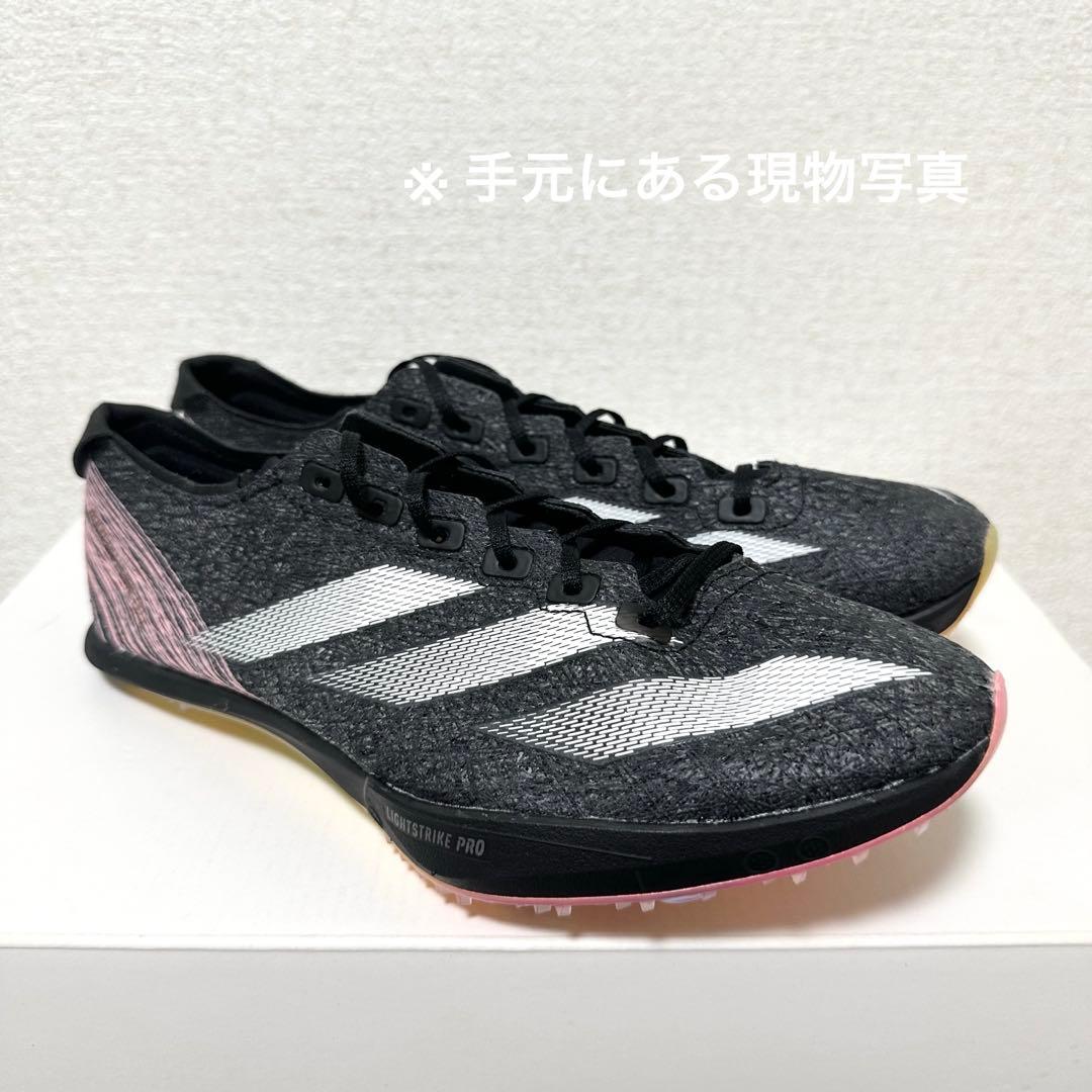 アディダス アディゼロ プライム ストラング スパイク 陸上 短距離 26cm