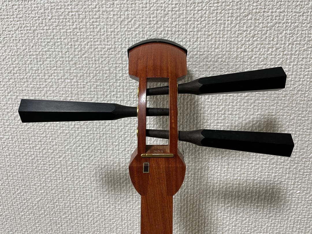 三味線 本体 撥+ケース付き