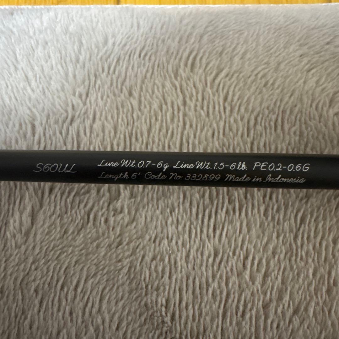 SHIMANO TROUT ONE AS S60UL トラウトワン エリア
