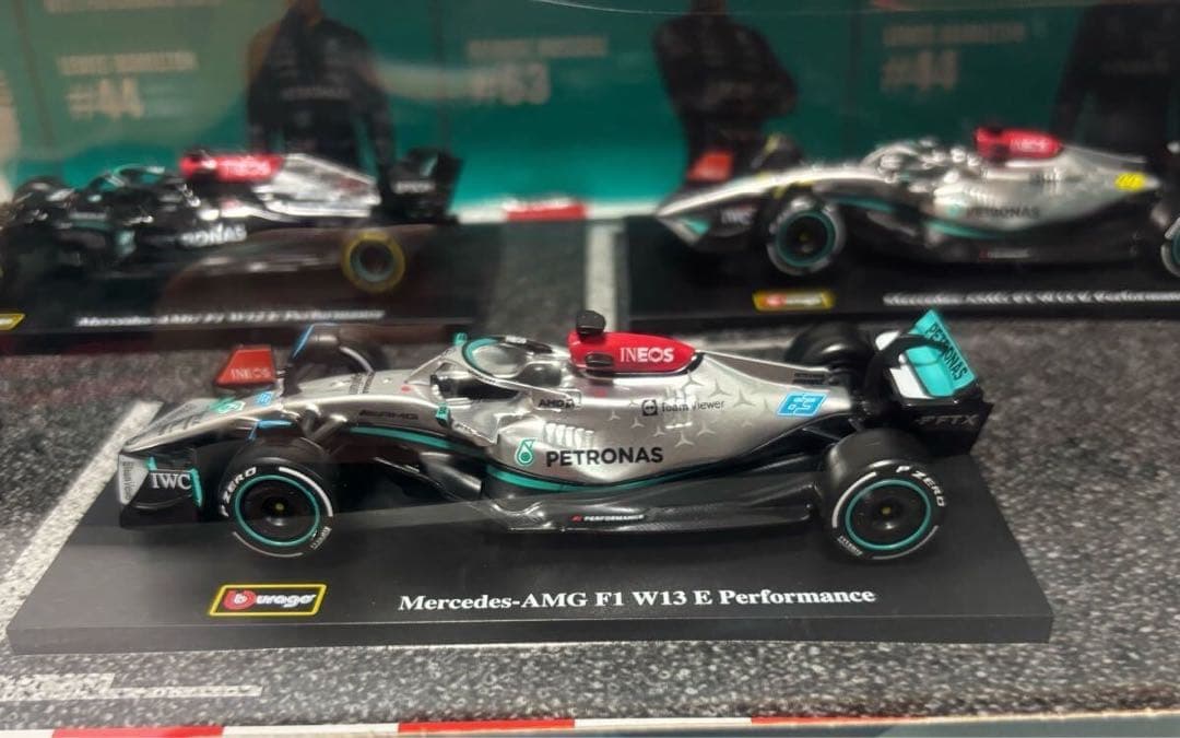 burago Mercedes AMG Petronas F1 6台セット