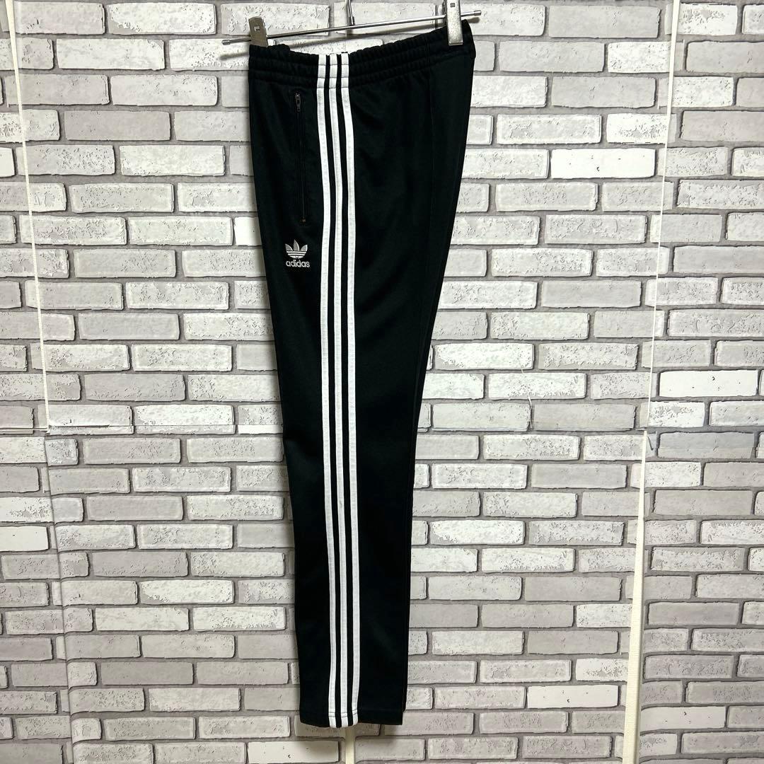 セール《美品》adidas originals☆ジャージパンツ 刺繍ロゴ M 黒