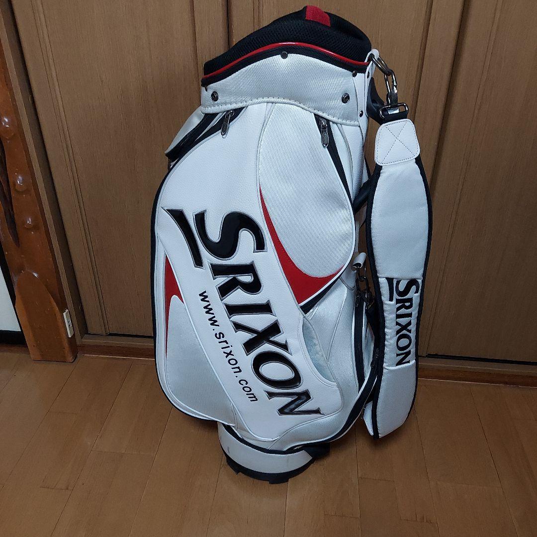 Srixon キャディバッグ ホワイト/レッド