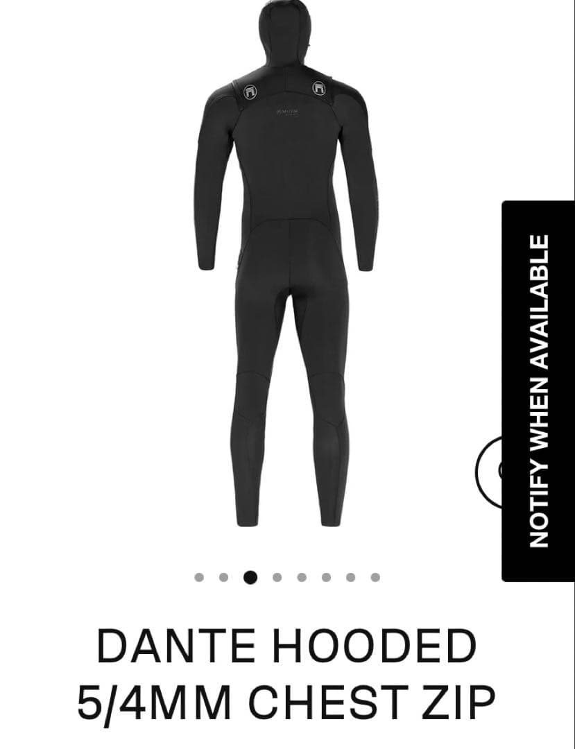 MATUSE DANTE 4/5mm マテュース ウエットスーツ XL