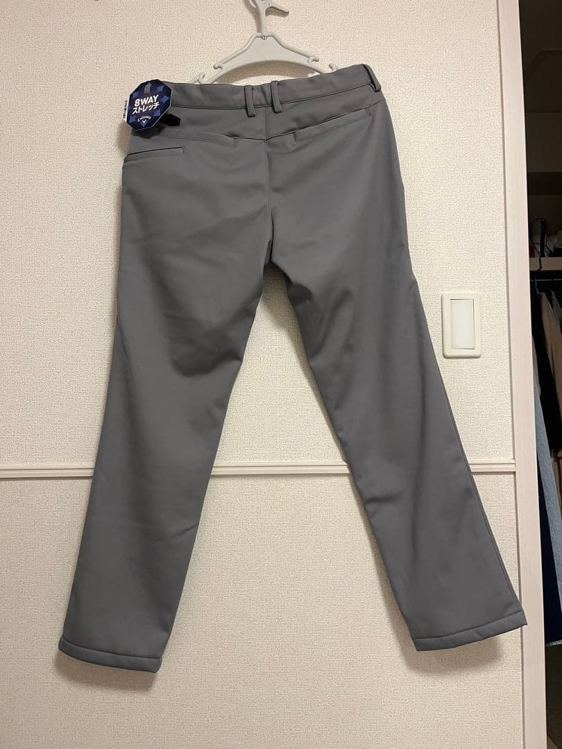 【未使用品】　Callaway グレー ゴルフパンツ　XL
