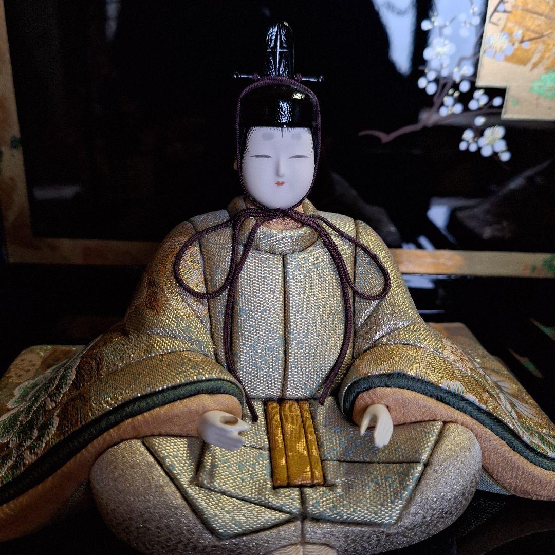 吉徳監制　一秀作　雛人形木目込