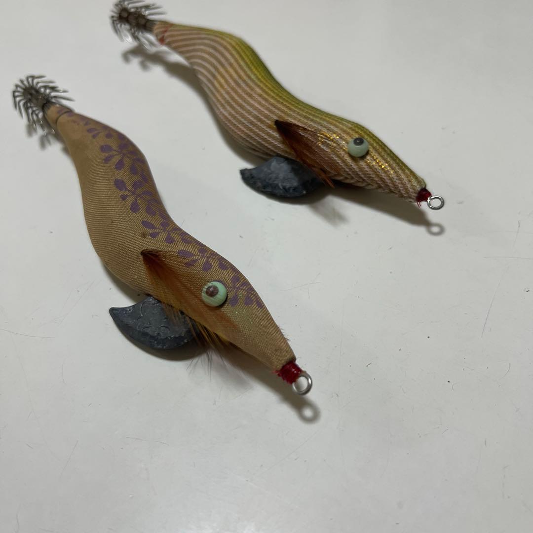 餌木猿　エギザル　　フジ　緑テープ　スーパーシャロー　SS 3.5号　2個セット