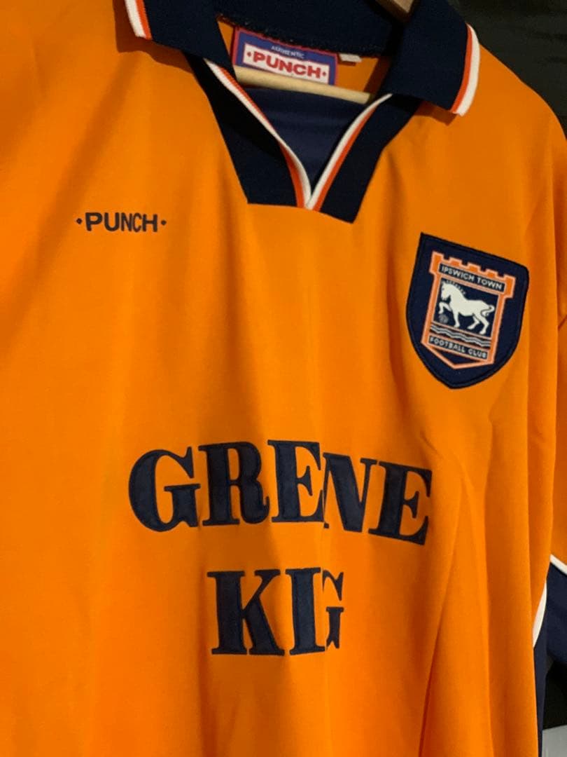 IPSWICH TOWN GRENE KING ポロシャツ オレンジ