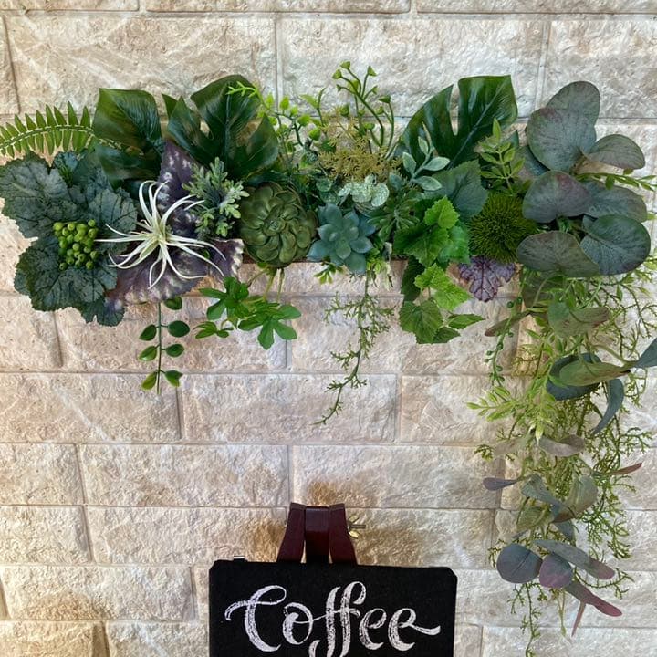 光触媒　人工観葉植物　ウォールグリーン　造花　インテリア