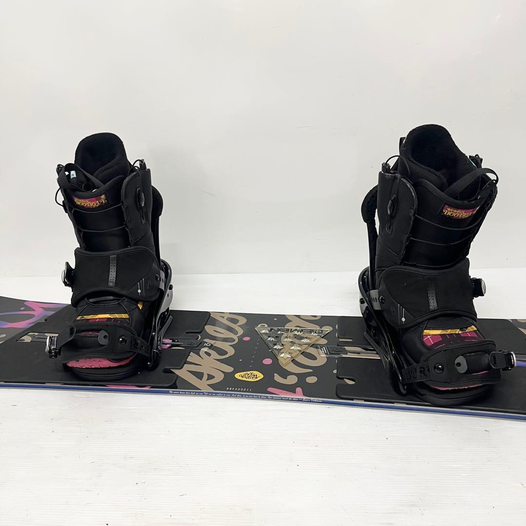 Burton レディース　スノボセット　バートン　スノーボード ケース付き