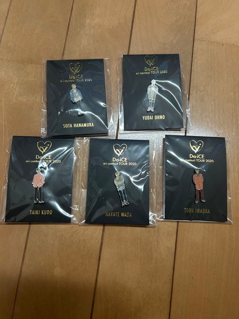Da-iCE ピンバッジ　セット　a-icontactTOUR2020