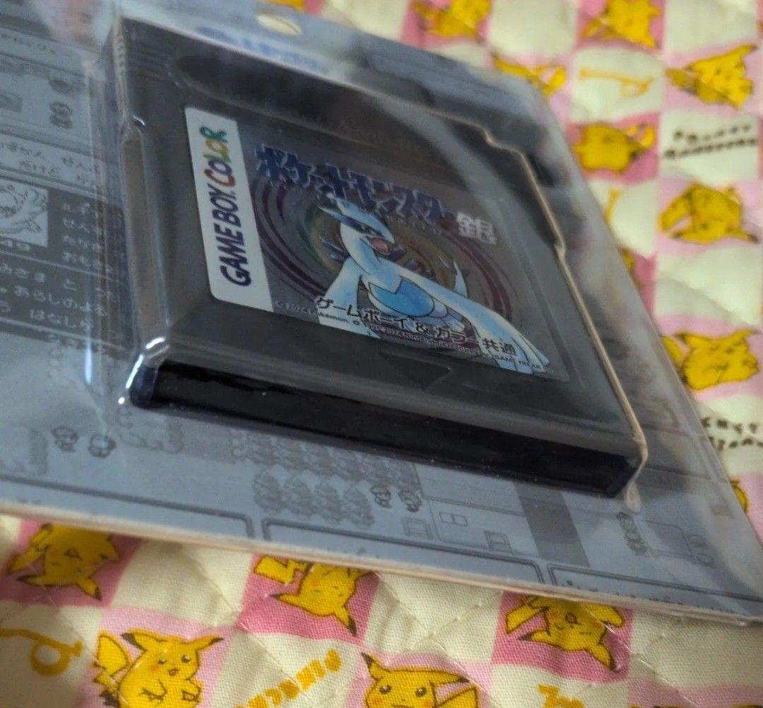 ポケットモンスター銀　カートリッジ型ケース付シールステッカー　 ポケモンセンター