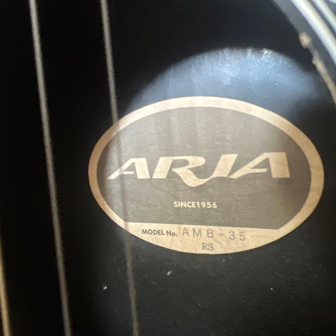 【美品】ARIA エレアコースティックギター AMB-35 RS サンバースト