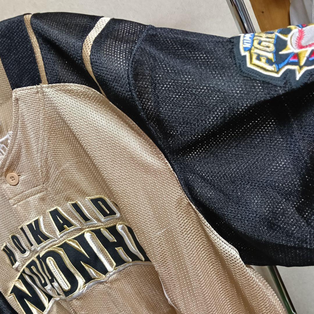 ミズノ製 日本ハムファイターズ 松本剛 ユニフォーム ビジターゴールド／O