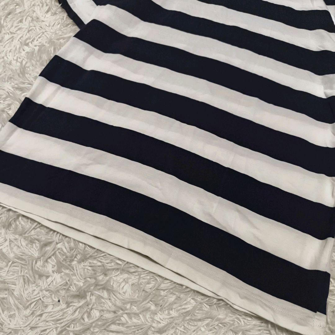 パーリーゲイツ モックネック ボーダーTシャツ