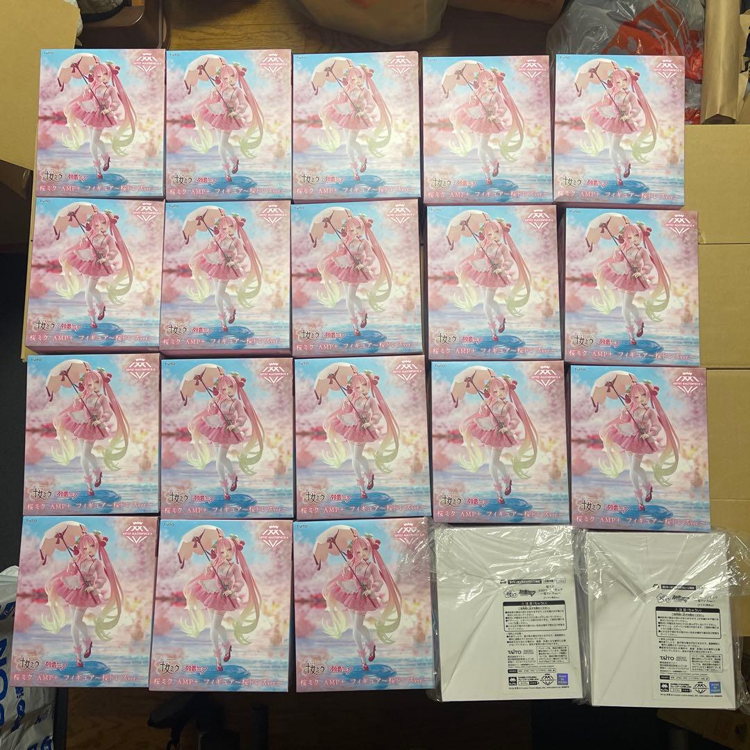 桜ミク amp フィギュア 桜ドレスver. 20点セット
