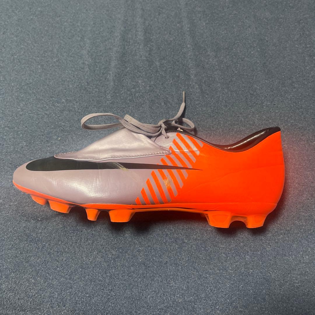 Nike マーキュリアル　サッカーシューズ スパイク グレー/オレンジ