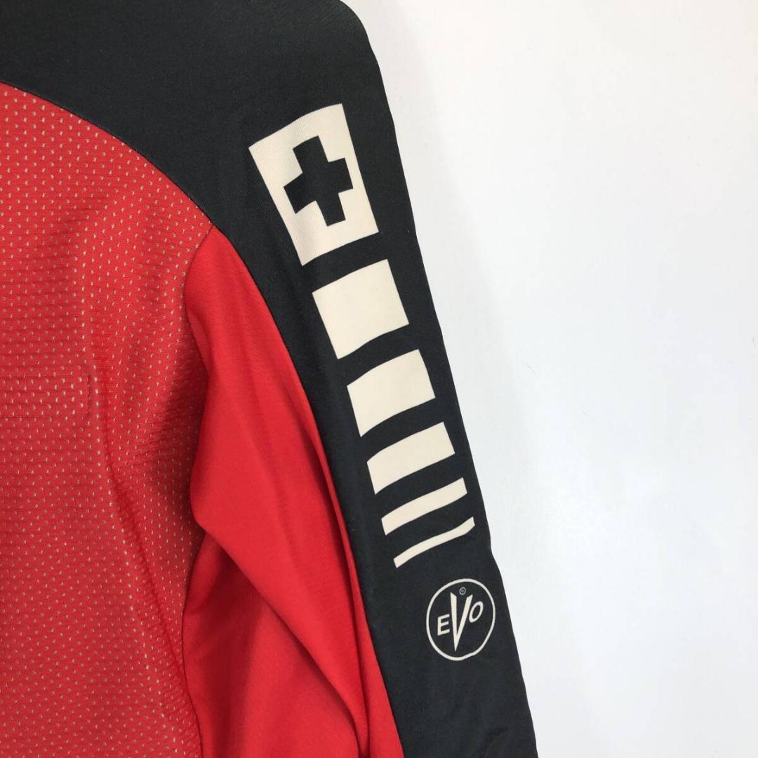 assos アソス 長袖サイクルジャージ レッド ブラック Sサイズ