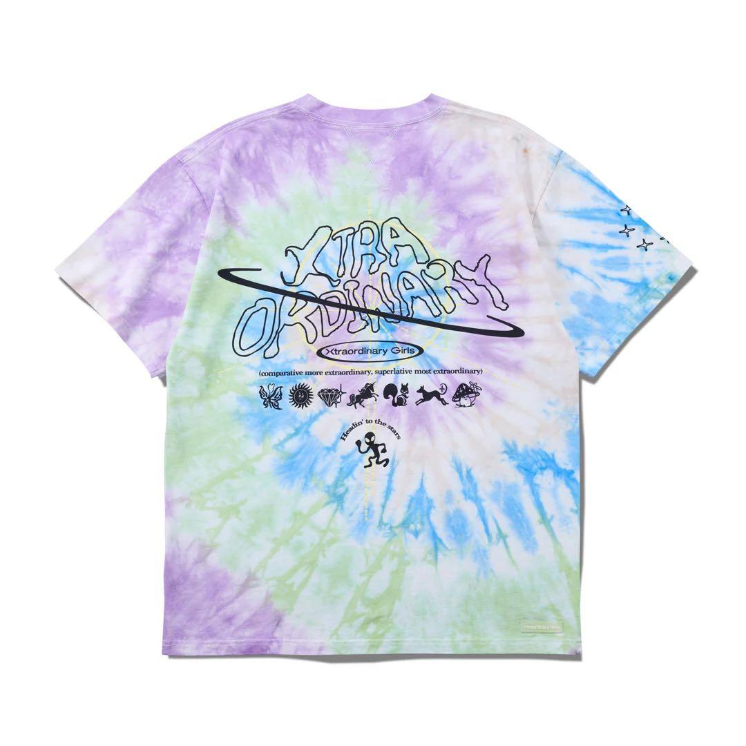 アイドル XG Tie-Dye Crew Neck Tee