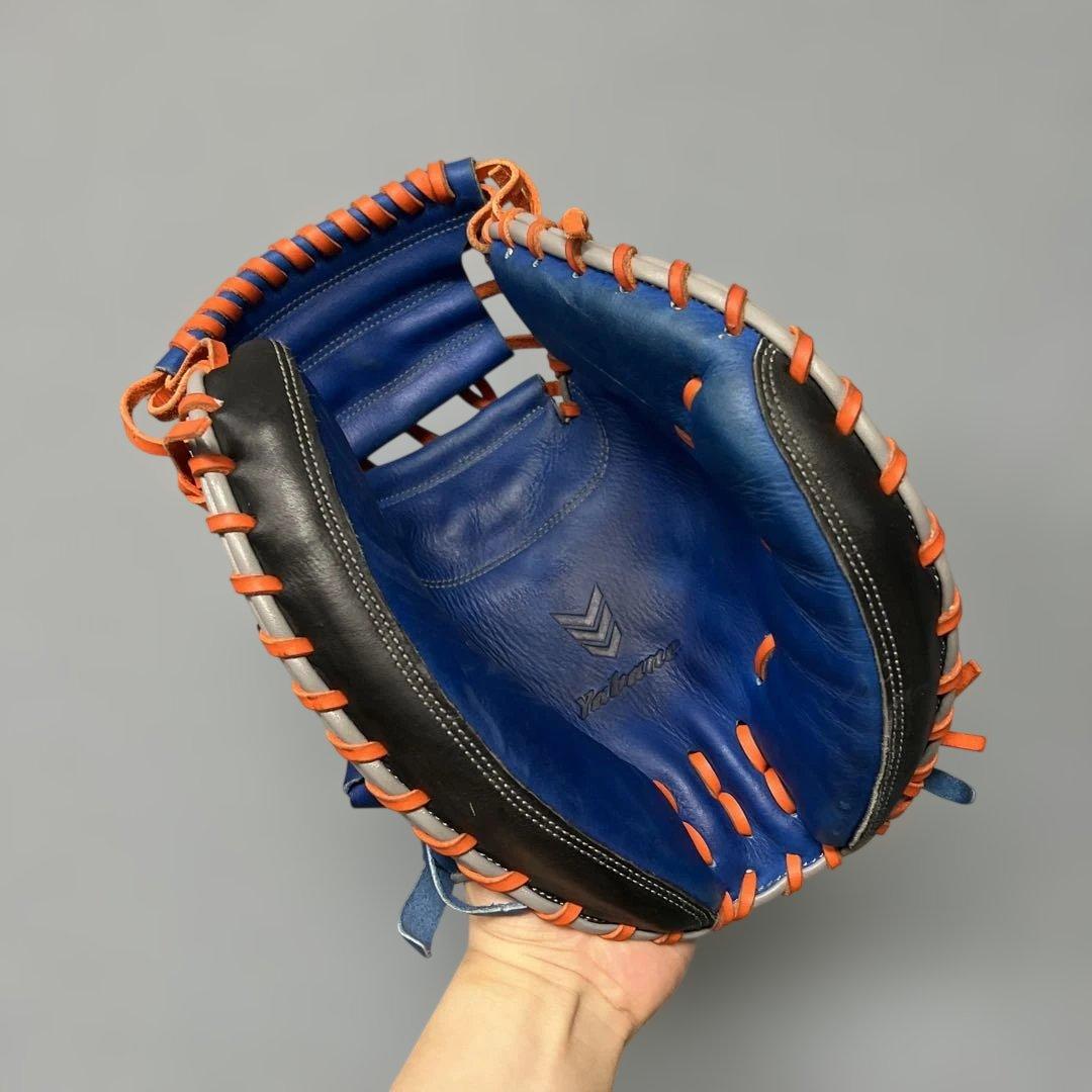 1363 ヤバネ 型抜群 極美品 軟式 キャッチャーミット
