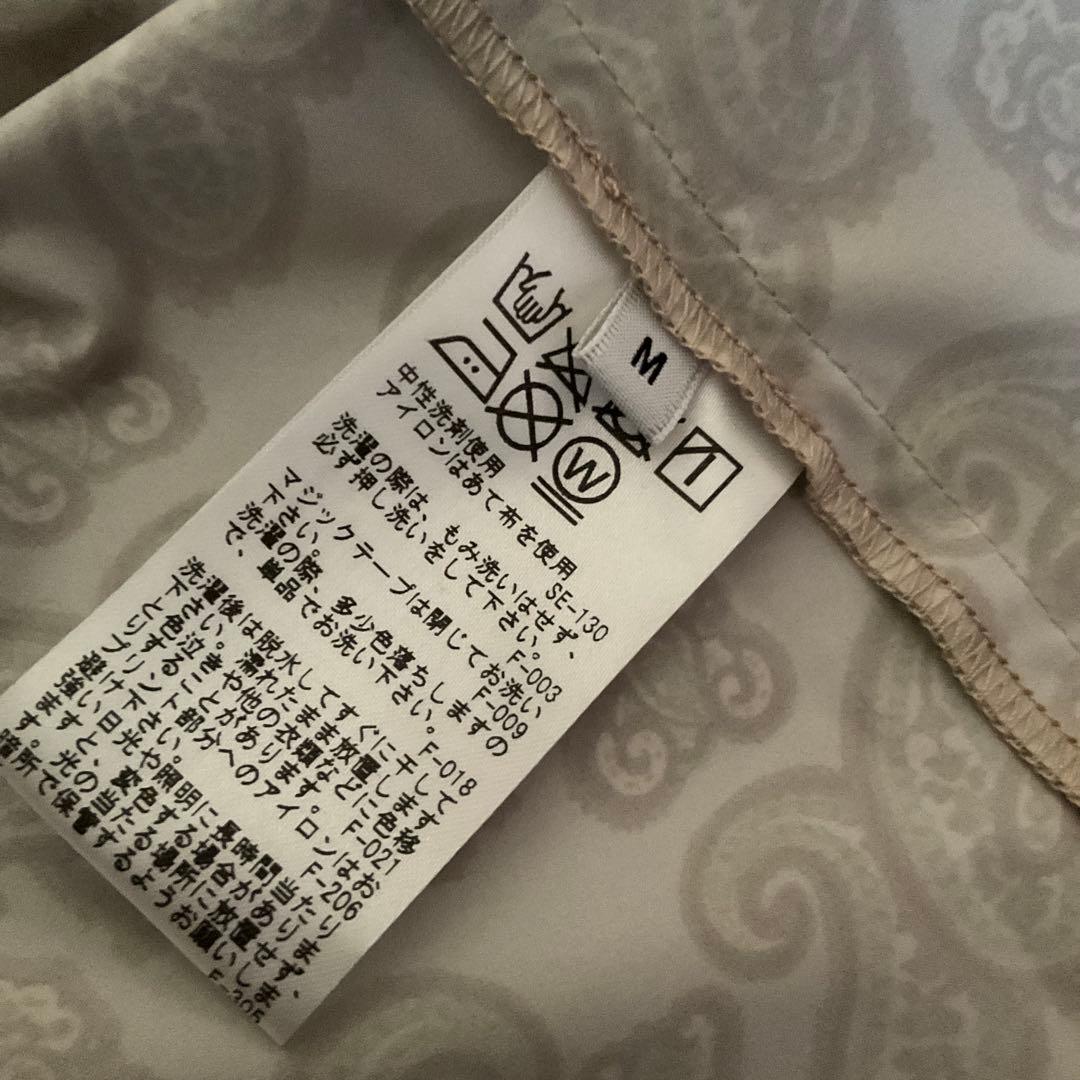 新品JUN&ROPÉ ペイズリー柄ジャケットベージュ×グリーンＭ