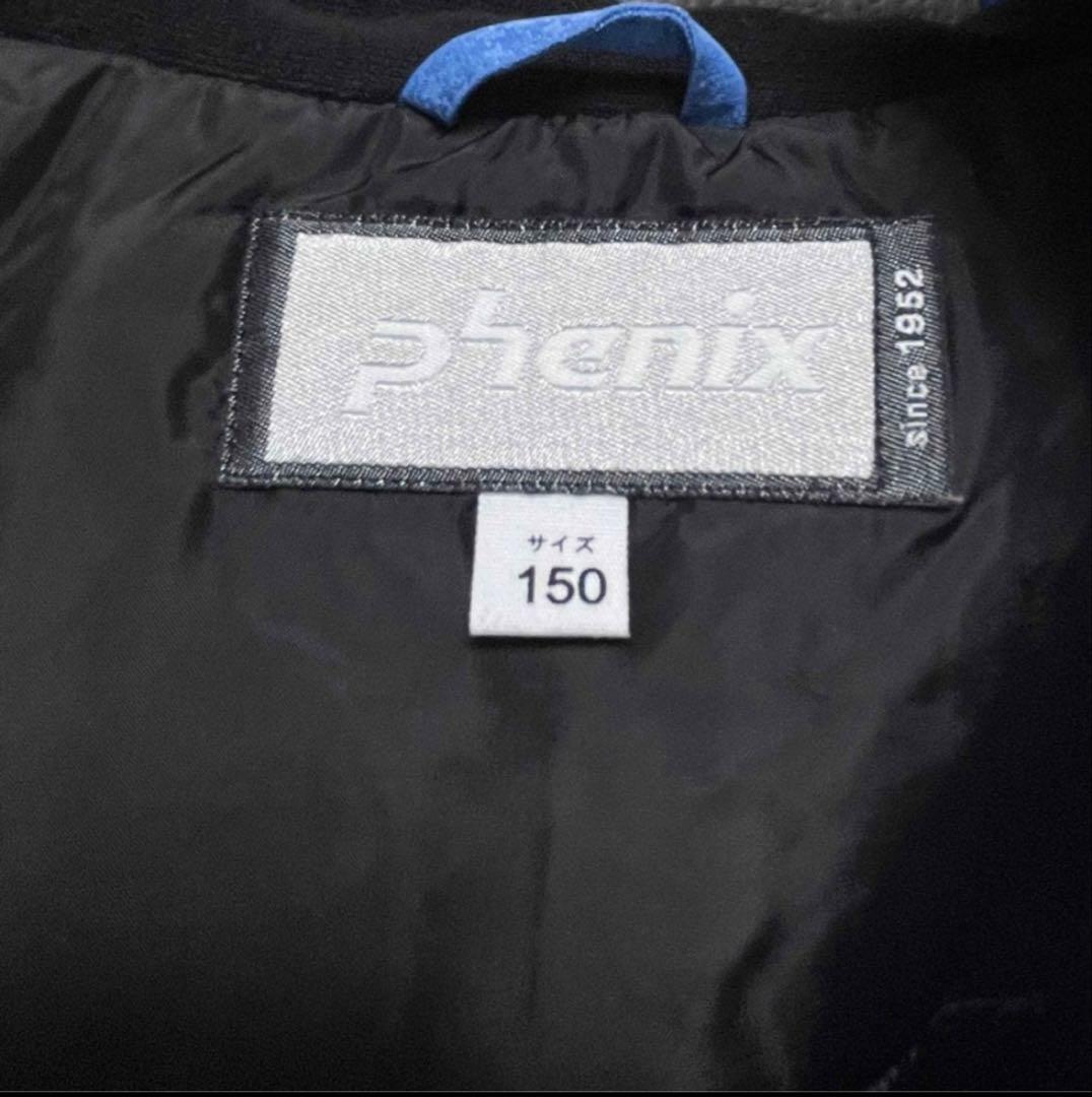 美品PHENIXフェニックス雪柄スキーウェア150スノボウィンタースポーツ女子