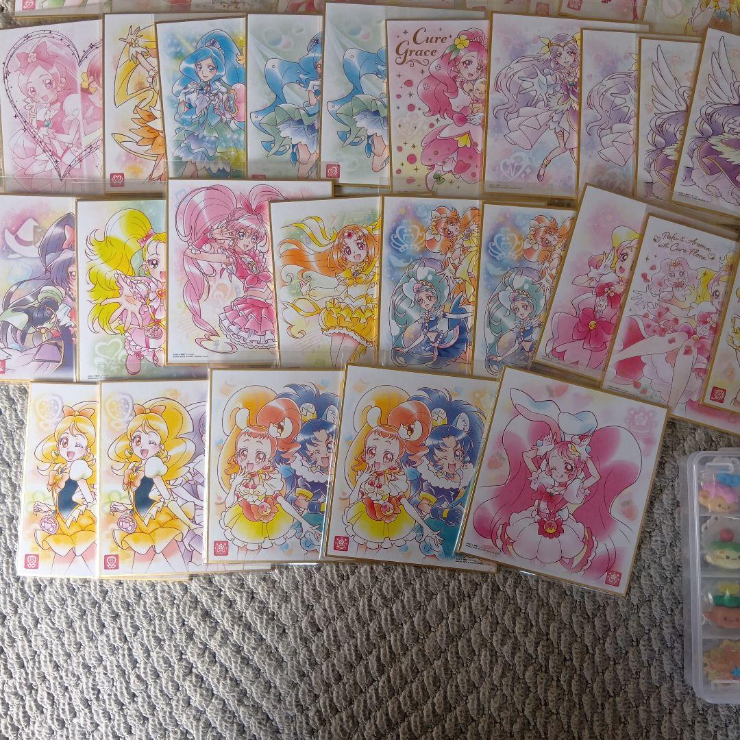 プリキュア色紙アートクリアファイルミニフィギュアまとめ売り