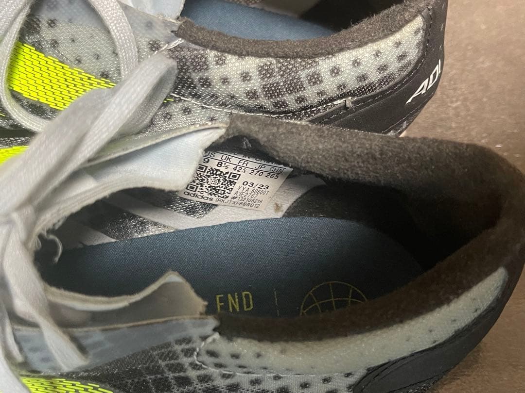 adidas アディゼロ　アンビション　スパイクシューズ　27cm