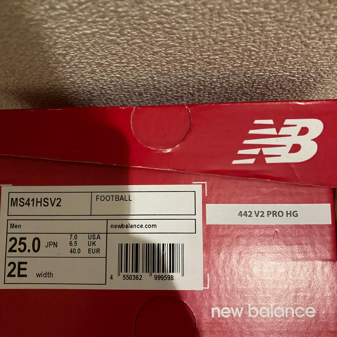 廃盤品 new balance 442 V2 PRO HG 2E 25.0cm