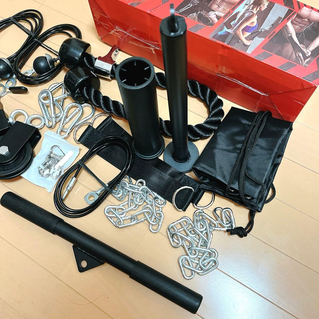 ラットプルダウン ケーブル トレーニング 機器 フィットネス 筋トレ