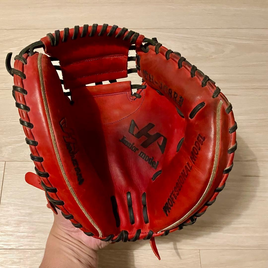 即戦力 型良好 ハタケヤマ 少年軟式 学童 キャッチャーミット TH-JC8RB