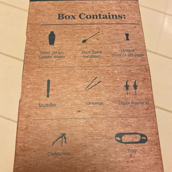 Mixology Bartender Kit バーテンダーキッド　お酒　カクテル