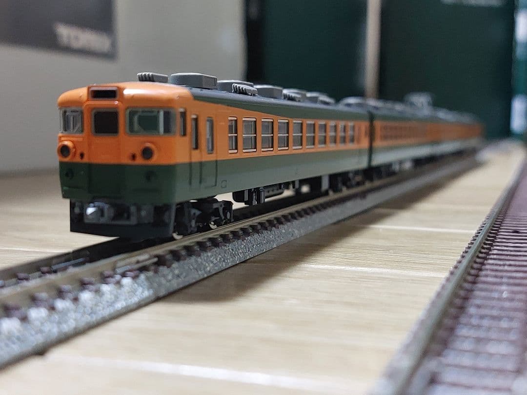 TOMIX 98221 国鉄167系冷改基本4両+98222増結4両(完品)