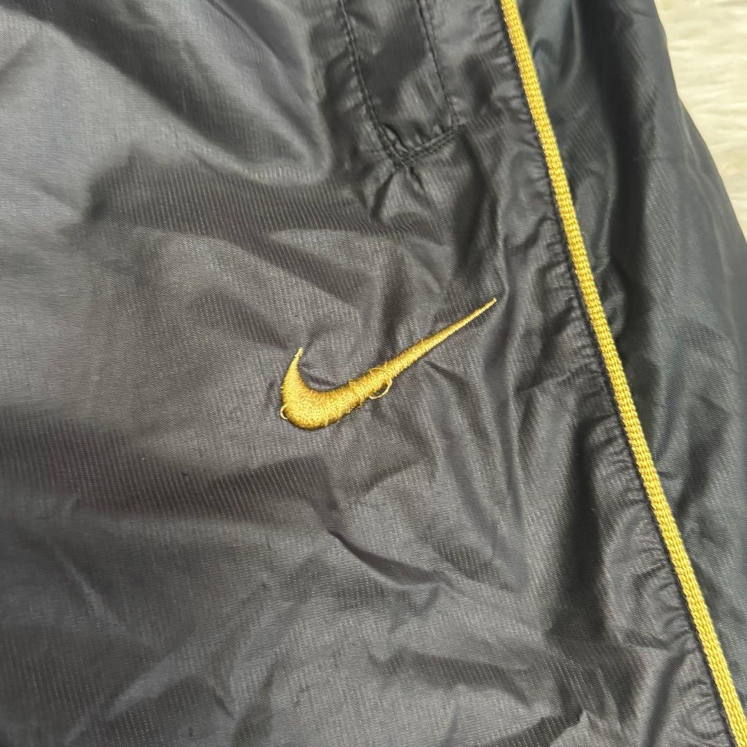 NIKE ナイキ ナイロンパンツ ブラック ゴールド XL