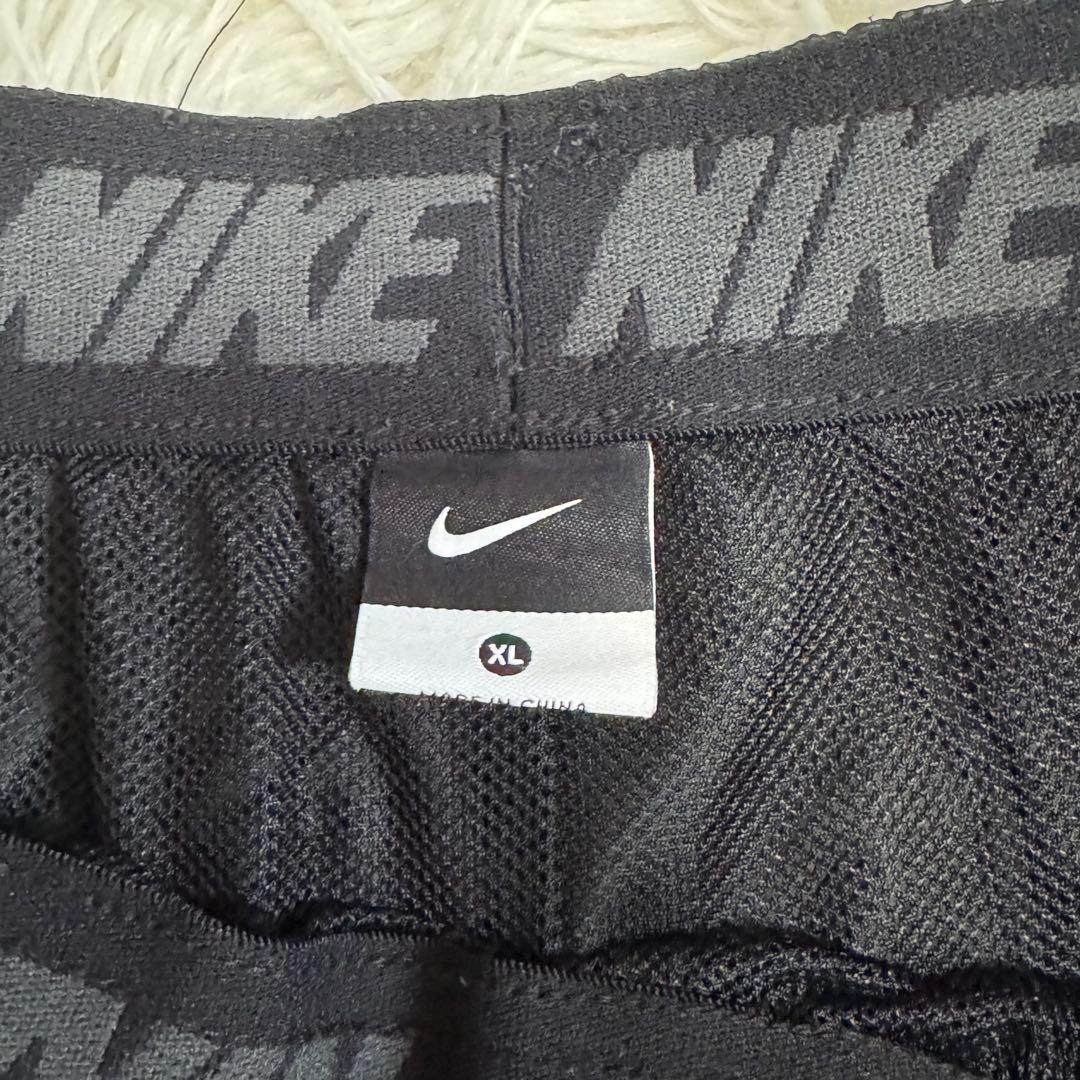 NIKE ナイキ ナイロンパンツ ブラック ゴールド XL