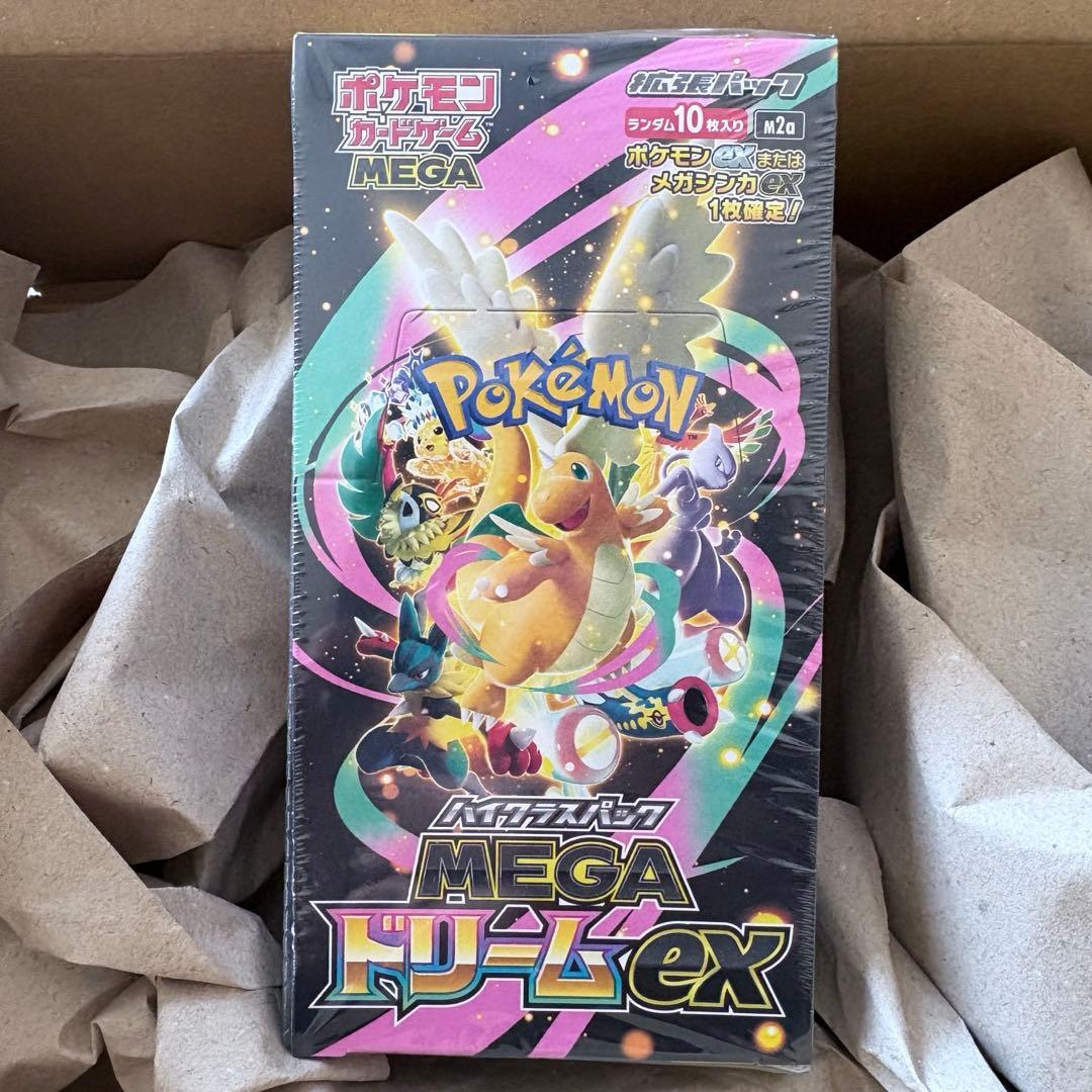 ポケモンカードゲーム MEGAドリームEX シュリンク付きボックス