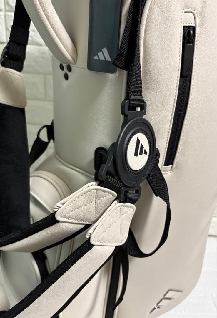 adidas メタルロゴ プレミアム スタンドキャディバッグ（KVH08）
