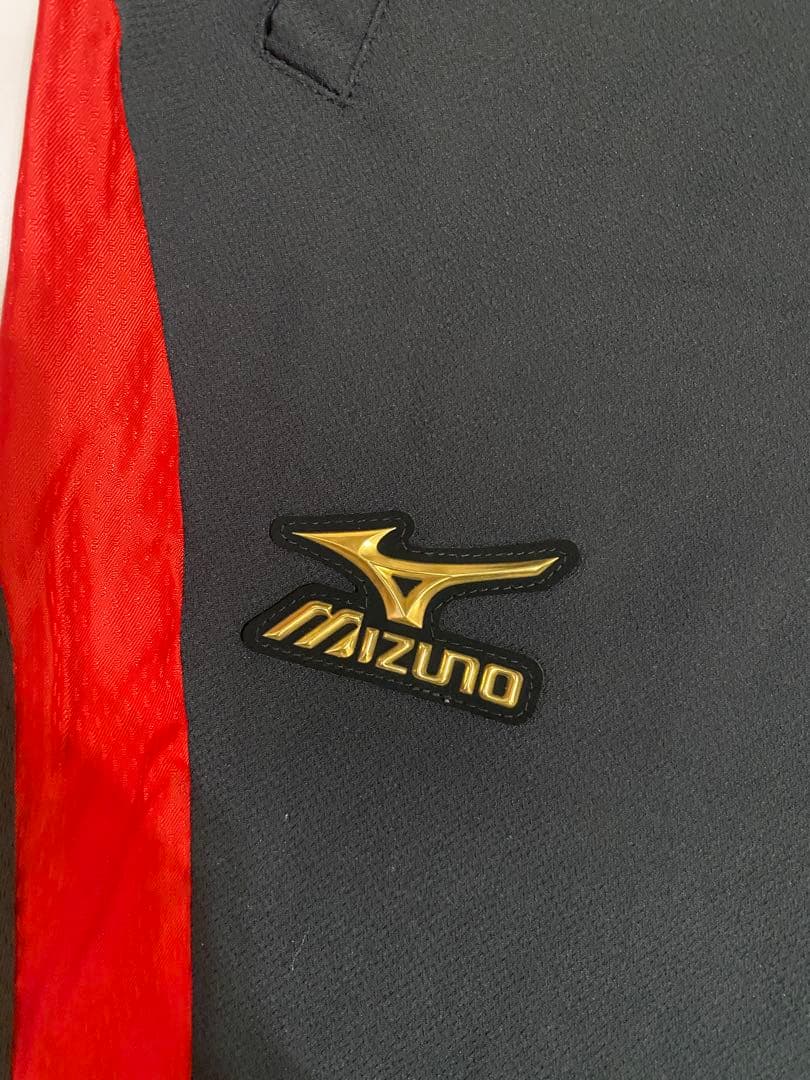 Mizuno Pro ハーフジップジャケット 赤 セットアップ