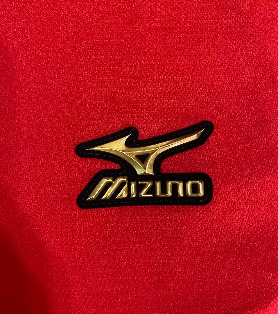 Mizuno Pro ハーフジップジャケット 赤 セットアップ